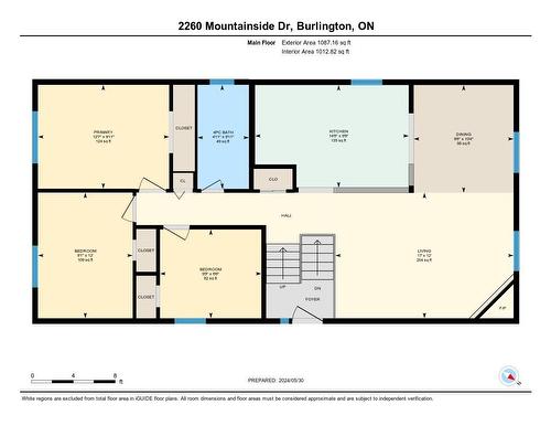 Main Level Floor Plan - 2260 Mountainside Drive, Burlington, ON - Other