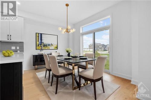 This home has not been built yet. Images provided are to showcase builder finishes. - 1969 Hawker Private, Ottawa, ON - Indoor Photo Showing Dining Room