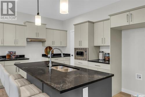 123 Leskiw Lane, Saskatoon, SK - Indoor Photo Showing Kitchen With Double Sink