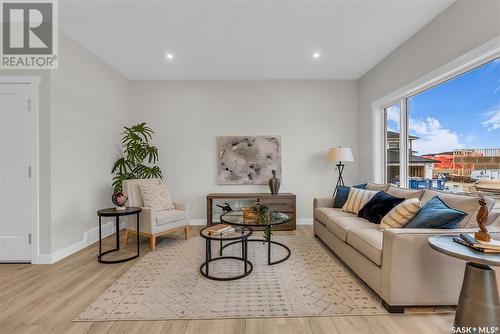 123 Leskiw Lane, Saskatoon, SK - Indoor Photo Showing Living Room