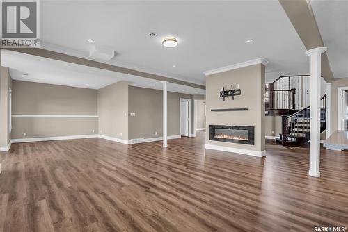 412 Nicklaus Drive, Warman, SK - Indoor With Fireplace