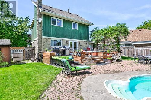 2 Lisbon Mews, Mississauga, ON - Outdoor With In Ground Pool With Deck Patio Veranda With Exterior
