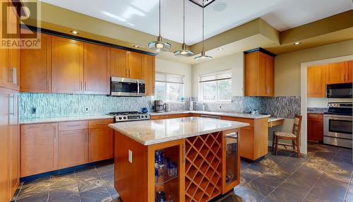 751 Middleton Way, Coldstream, BC - Indoor Photo Showing Kitchen With Stainless Steel Kitchen