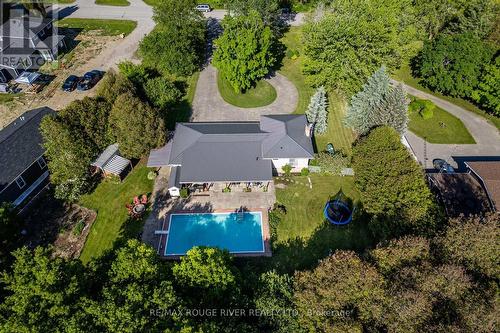 7676 Leskard Road, Clarington, ON - Outdoor With In Ground Pool With View