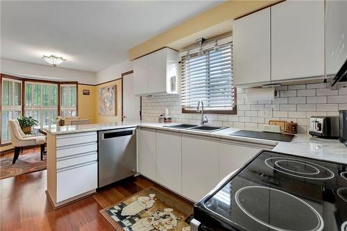 43 Grayrocks Avenue, Hamilton, ON - Indoor Photo Showing Kitchen With Double Sink