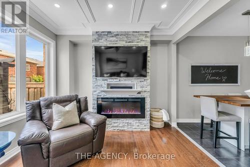 330 Michener Place, Milton, ON - Indoor Photo Showing Living Room With Fireplace