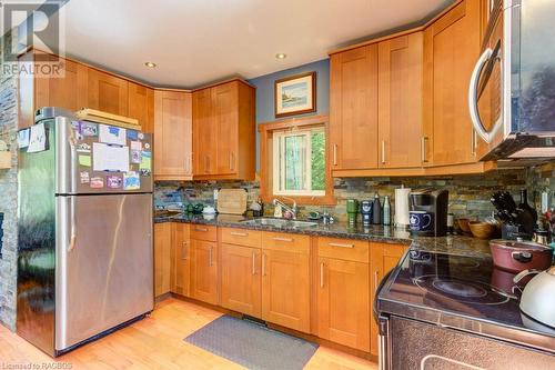 32 Pine Forest Drive, Sauble Beach, ON - Indoor Photo Showing Kitchen With Double Sink