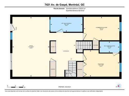 Plan (croquis) - 7421 Av. De Gaspé, Montréal (Villeray/Saint-Michel/Parc-Extension), QC - Other