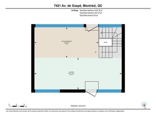 Plan (croquis) - 7421 Av. De Gaspé, Montréal (Villeray/Saint-Michel/Parc-Extension), QC - Other