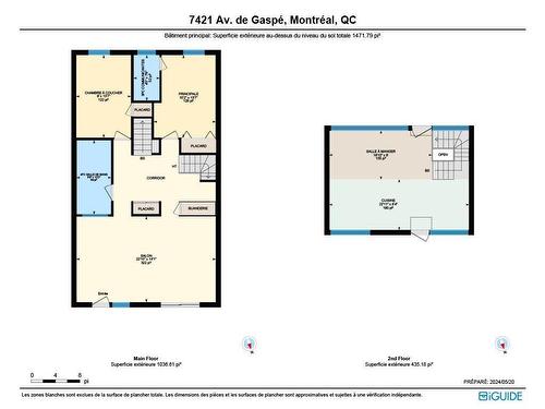 Plan (croquis) - 7421 Av. De Gaspé, Montréal (Villeray/Saint-Michel/Parc-Extension), QC - Other