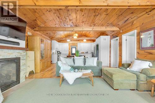 169 Fire Route 25 Route, Havelock-Belmont-Methuen, ON - Indoor Photo Showing Living Room With Fireplace