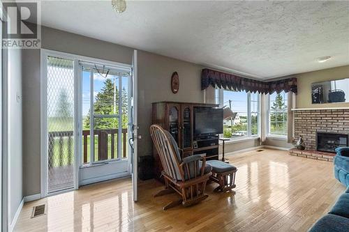 2656 Route 115, Irishtown, NB - Indoor Photo Showing Living Room With Fireplace