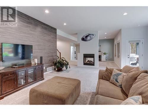 2387 Tallus Ridge Drive, West Kelowna, BC - Indoor Photo Showing Living Room With Fireplace