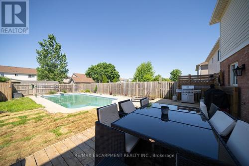 34 Stowe Terrace, Brantford, ON - Outdoor With In Ground Pool With Deck Patio Veranda