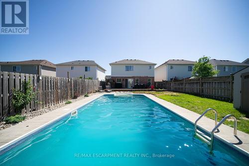 34 Stowe Terrace, Brantford, ON - Outdoor With In Ground Pool With Backyard With Exterior