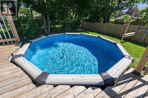 856 Florell Drive, Oshawa, ON - Outdoor With Above Ground Pool With Backyard
