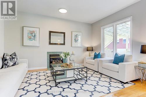 48 Futura Avenue, Richmond Hill, ON - Indoor Photo Showing Living Room With Fireplace