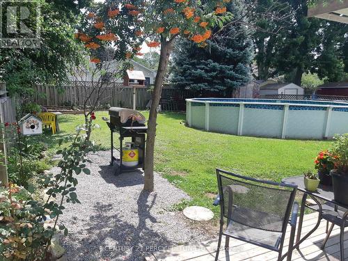 54 Anger Street, Chatham-Kent, ON - Outdoor With Above Ground Pool With Backyard