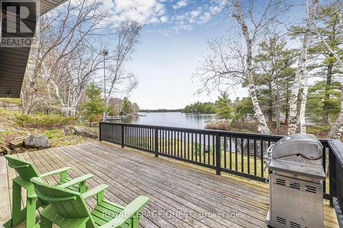 1010 Sanderson Road, Gravenhurst, ON - Outdoor With Body Of Water With Deck Patio Veranda