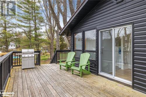 1010 Sanderson Road, Gravenhurst, ON - Outdoor With Deck Patio Veranda With Exterior