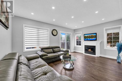 7249 Gagliano Drive, Mississauga, ON - Indoor Photo Showing Living Room With Fireplace