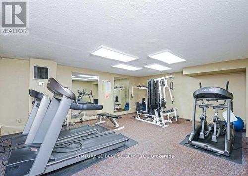 1407 - 25 Kensington Road, Brampton, ON - Indoor Photo Showing Gym Room