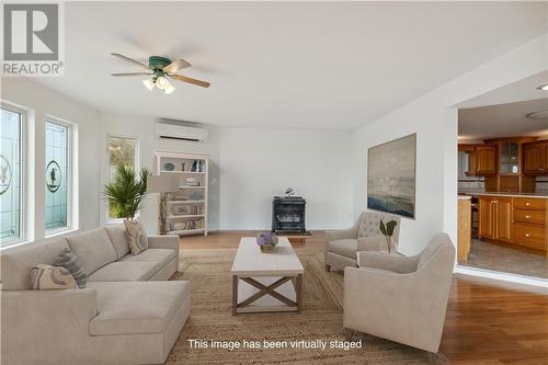 2 De La Plage, Beaubassin East, NB - Indoor Photo Showing Living Room With Fireplace