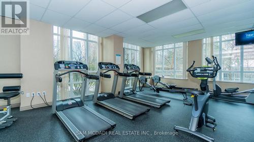 1709 - 156 Enfield Place, Mississauga, ON - Indoor Photo Showing Gym Room