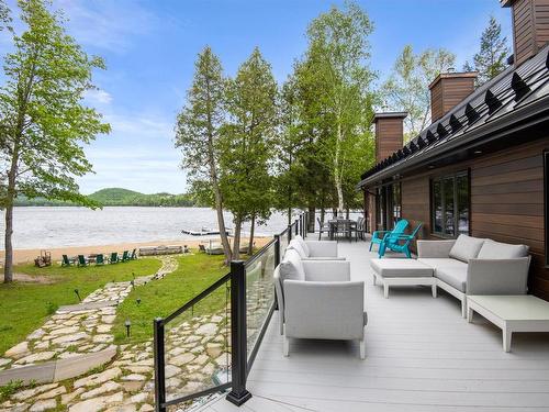 Terrasse - 3028 Rive Du Lac-Tremblant, Lac-Tremblant-Nord, QC - Outdoor With Body Of Water With Deck Patio Veranda With Exterior