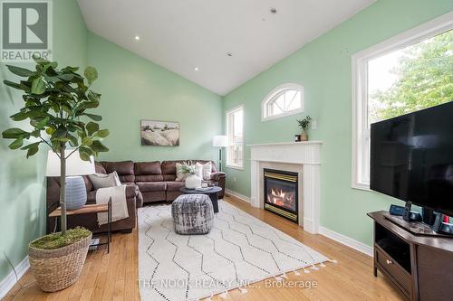 288 Fleming Drive, Milton, ON - Indoor Photo Showing Living Room With Fireplace