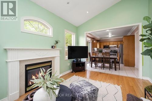 288 Fleming Drive, Milton, ON - Indoor Photo Showing Living Room With Fireplace