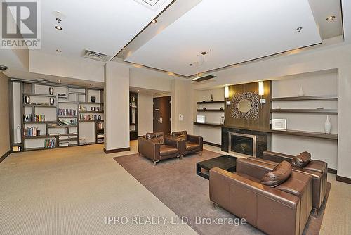 1307 - 70 Absolute Avenue, Mississauga, ON - Indoor With Fireplace
