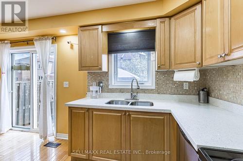 25 Heartview Road, Brampton, ON - Indoor Photo Showing Kitchen With Double Sink