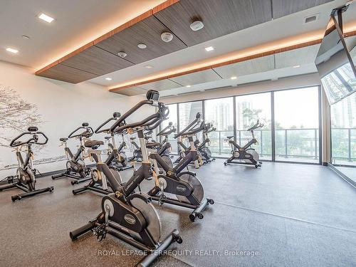 5104-30 Shore Breeze Dr, Toronto, ON - Indoor Photo Showing Gym Room