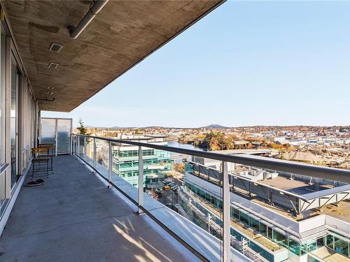 1115-160 Wilson St, Victoria, BC - Outdoor With Balcony With View