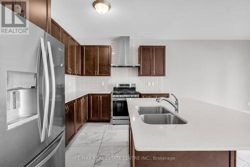 38 Kambalda Road, Brampton, ON - Indoor Photo Showing Kitchen With Double Sink With Upgraded Kitchen
