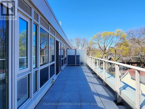 417 - 150 Logan Avenue, Toronto, ON - Outdoor With Balcony With Exterior