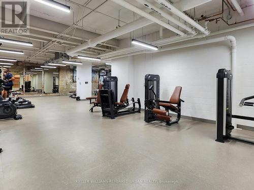 417 - 150 Logan Avenue, Toronto, ON - Indoor Photo Showing Gym Room