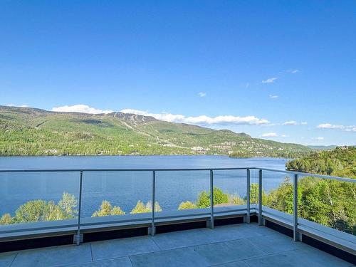Balcony - 902-121 Rue Cuttle, Mont-Tremblant, QC - Outdoor With Body Of Water With View