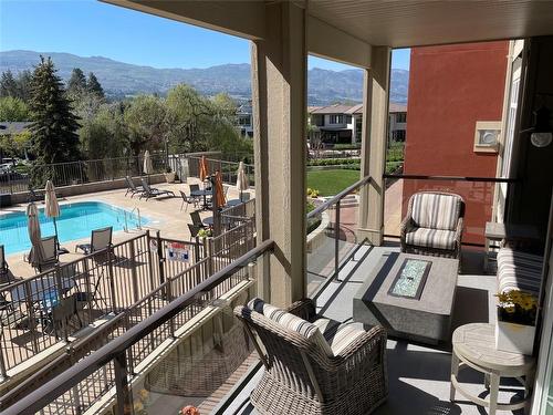 310-3865 Truswell Road, Kelowna, BC - Outdoor With In Ground Pool With Deck Patio Veranda With Exterior