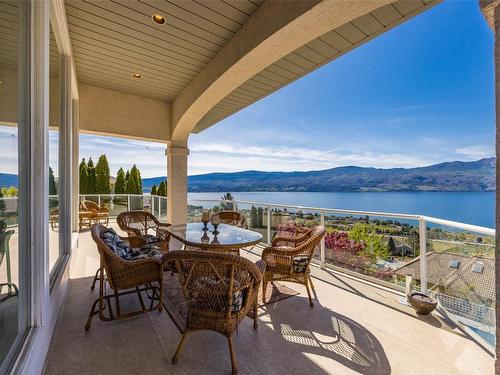 1305 Menu Road, West Kelowna, BC - Outdoor With Body Of Water With Deck Patio Veranda With View With Exterior