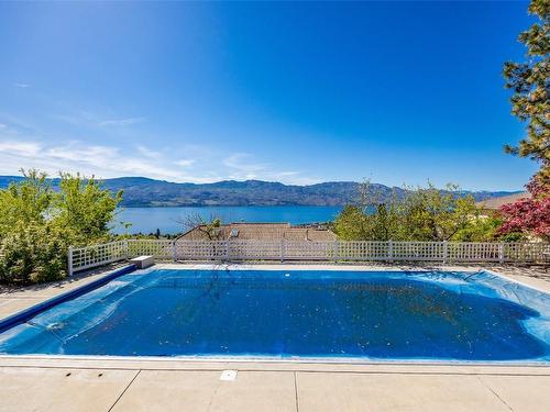 1305 Menu Road, West Kelowna, BC - Outdoor With In Ground Pool With View