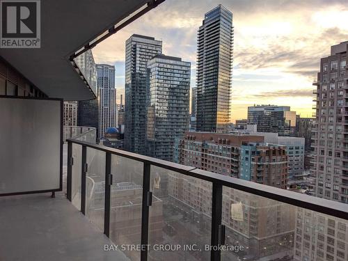 1606 - 11 Wellesley Street W, Toronto, ON - Outdoor With Balcony With View