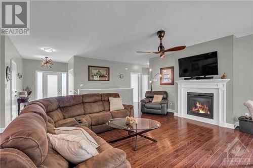 296 Stonewalk Way, Ottawa, ON - Indoor Photo Showing Living Room With Fireplace