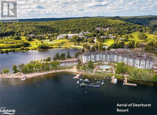 1235 Deerhurst Drive Unit# 302, Huntsville, ON - Outdoor With Body Of Water With View