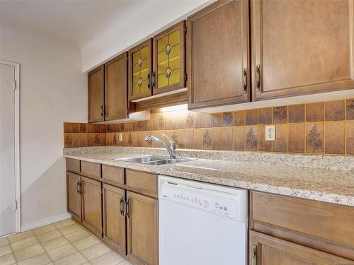 736 Jasmine Ave, Saanich, BC - Indoor Photo Showing Kitchen With Double Sink