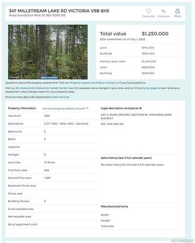 347 Millstream Lake Rd, Highlands, BC - Other