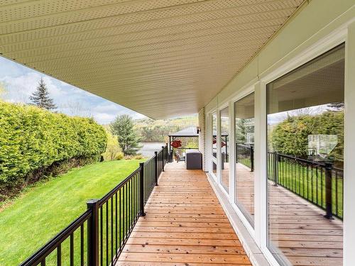 Balcon - 130 Rue Larouche, Cowansville, QC - Outdoor With Deck Patio Veranda With Exterior