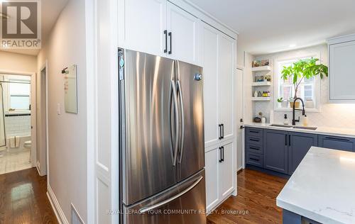 #Main -22 Strathgowan Ave, Toronto, ON - Indoor Photo Showing Kitchen With Double Sink With Upgraded Kitchen