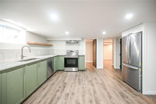 43 Mahony Avenue|Unit #2, Hamilton, ON - Indoor Photo Showing Kitchen With Double Sink